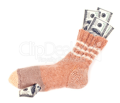 Savings in the sock