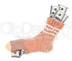 Savings in the sock