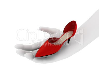 Red shoe