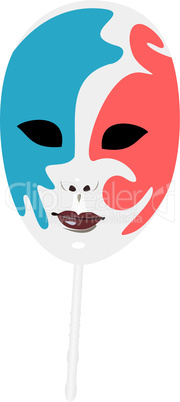 Realistic illustration of carnivals mask