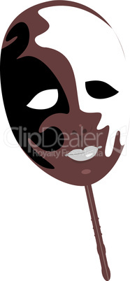Realistic illustration of carnivals mask