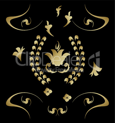 royal gold pattern