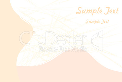 Abstract beautiful card on white background