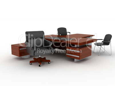 The office furniture