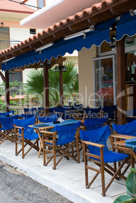 Empty cafe interior