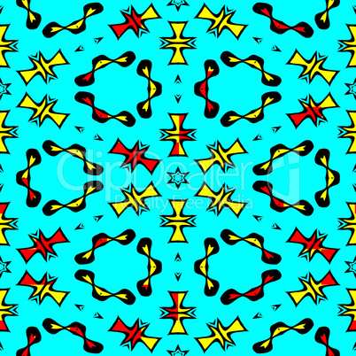 magical turquoise pattern