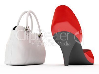 Shoes and handbag