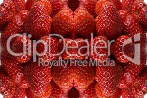 Fresh and tasty strawberries isolated on white background