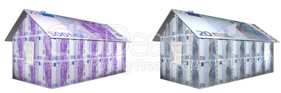 euro notes house