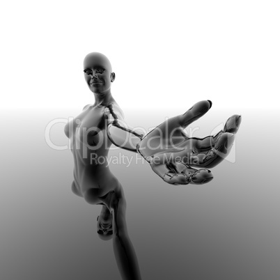 naked virtual woman in 3d