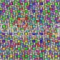 colorful stained glass pattern