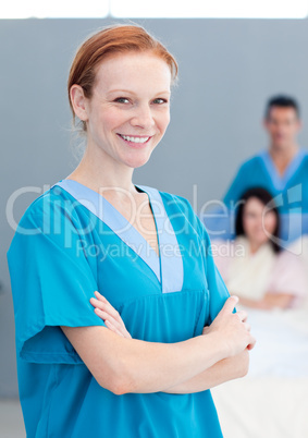 Portrait of a female doctor smiling