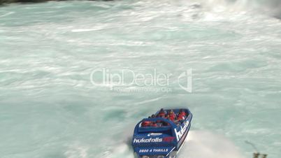 Huka Falls and jetboat