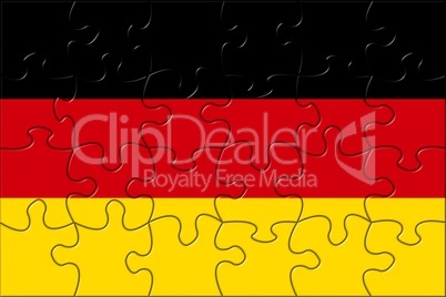 puzzle flagge deutschland