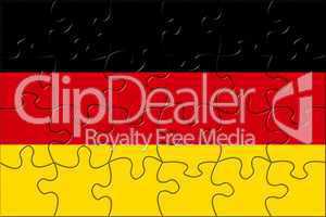 puzzle flagge deutschland