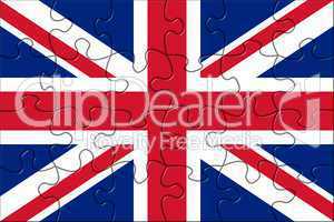 puzzle flagge united kingdom