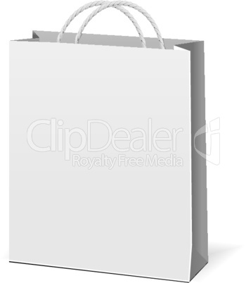 Vector shopping paper bags
