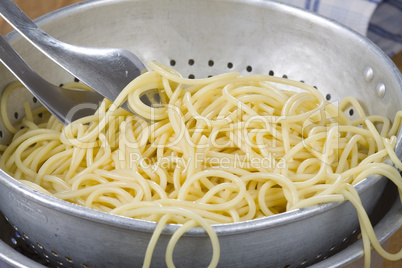 Gesiebte Spaghetti