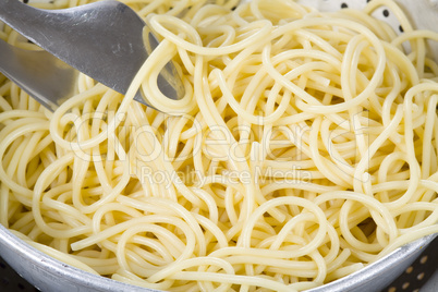 Spaghetti ganz nah