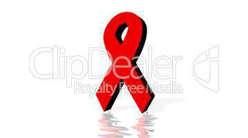 Red ribbon for aids