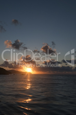 Sunset in the Whitsunday Islands