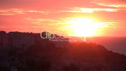 Sonnenuntergang bei Tropea