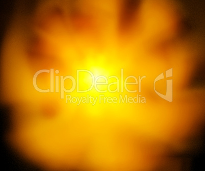 Blur golden abstract background