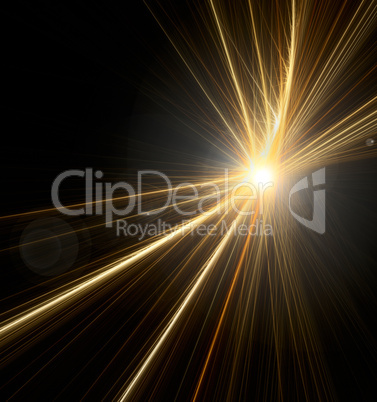 Lens flare lined background
