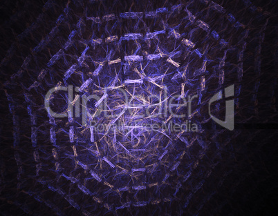 Lilac web fractal