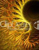 Loops abstract background