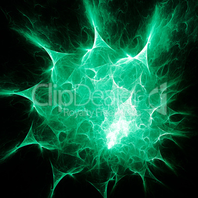 Abstract fractal background on white