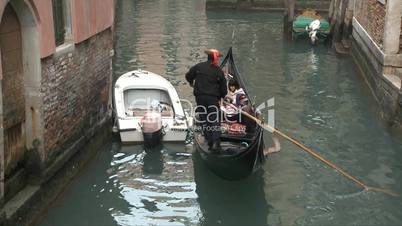 Gondoliere in Venedig