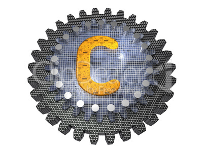 Gear - Letter C