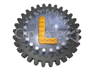 Gear - Letter L