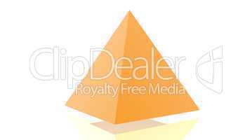orange pyramide