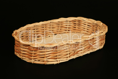 Basket of willow rods