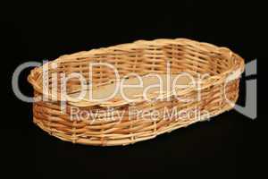 Basket of willow rods