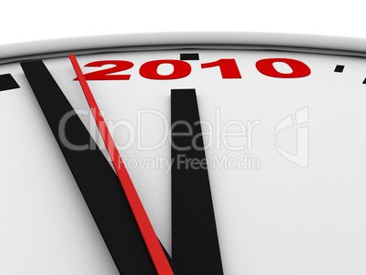 New Year's clock