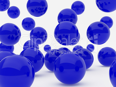 Dark blue balls