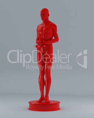 Red figurine