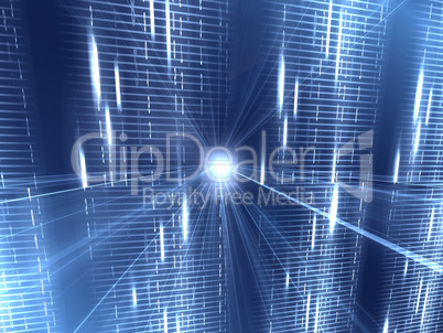 abstract digital blue background