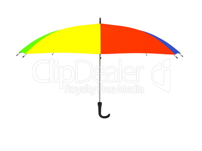 Colored umbrella