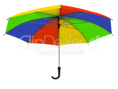 Colored umbrella