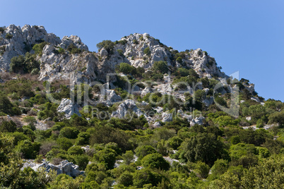 Berggipfel, Kalkstein, Kalkmassiv, Sardinien