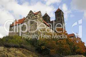 Schloss und Stiftskirche in Quedlinburg