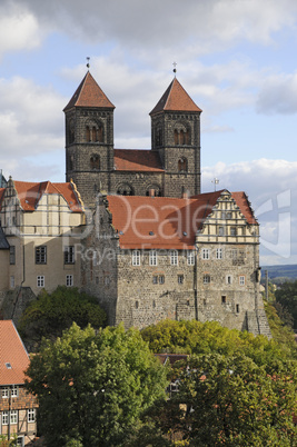 Schloss und Stiftskirche in Quedlinburg