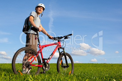 Mountain biker.