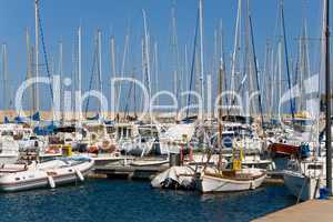 Segelboot, Jachthafen, Sardinien