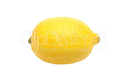 yellow ripe lemon