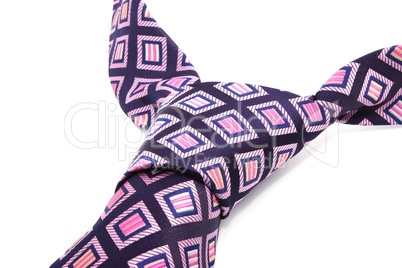 purple textile necktie